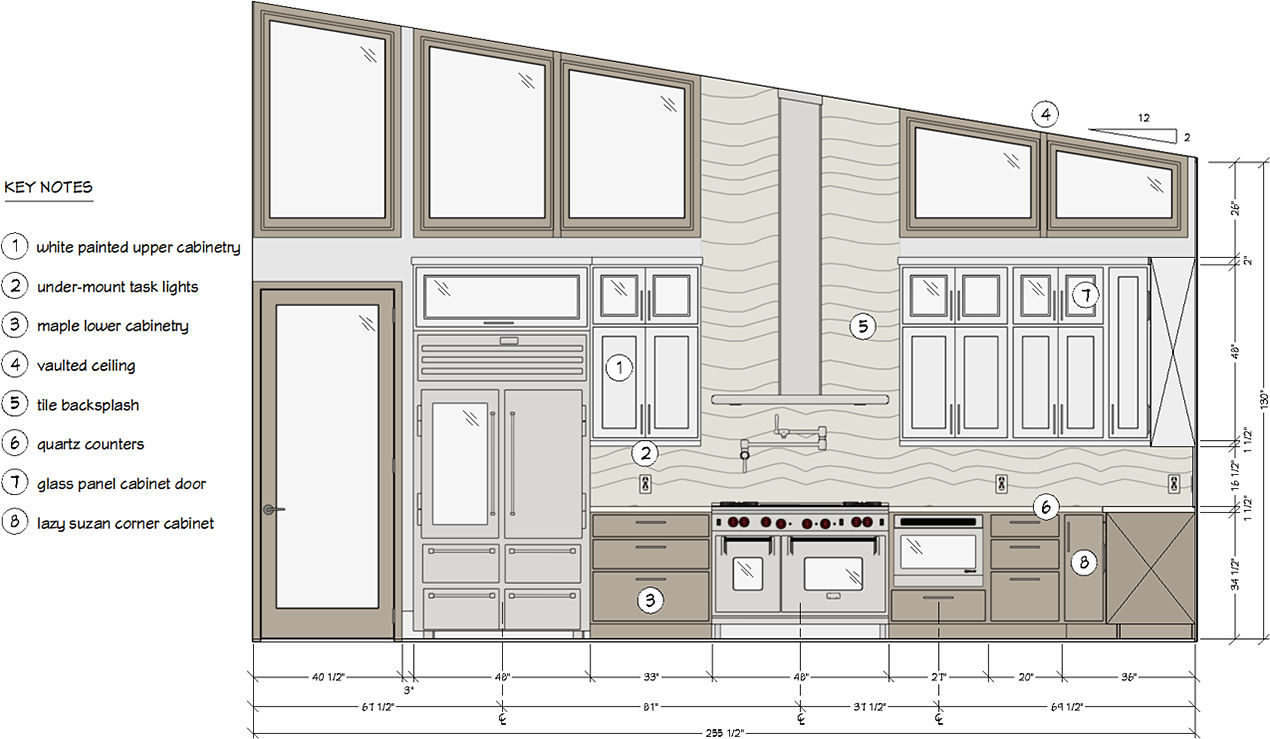 kitchen design and wall elevation in 预测澳洲幸运5最新结果计划 software