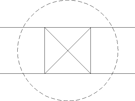 Floor plan image displaying a single pier and post